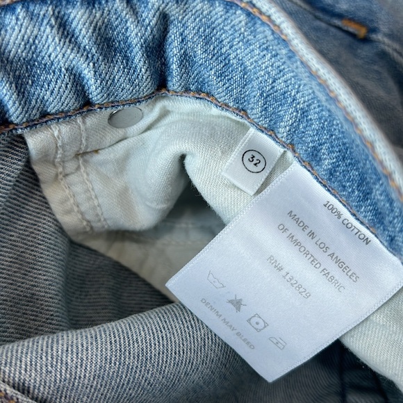 GRLFRND Brooklyn High Rise Straight Jeans in Miracle Mile 32 - Picture 7 of 11